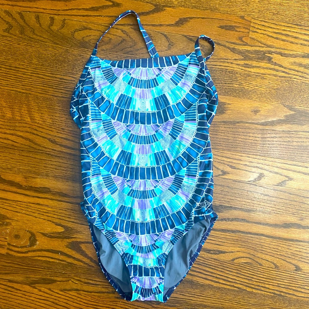 Speedo PowerFLEX Eco One Piece Swimsuit, size 8/34